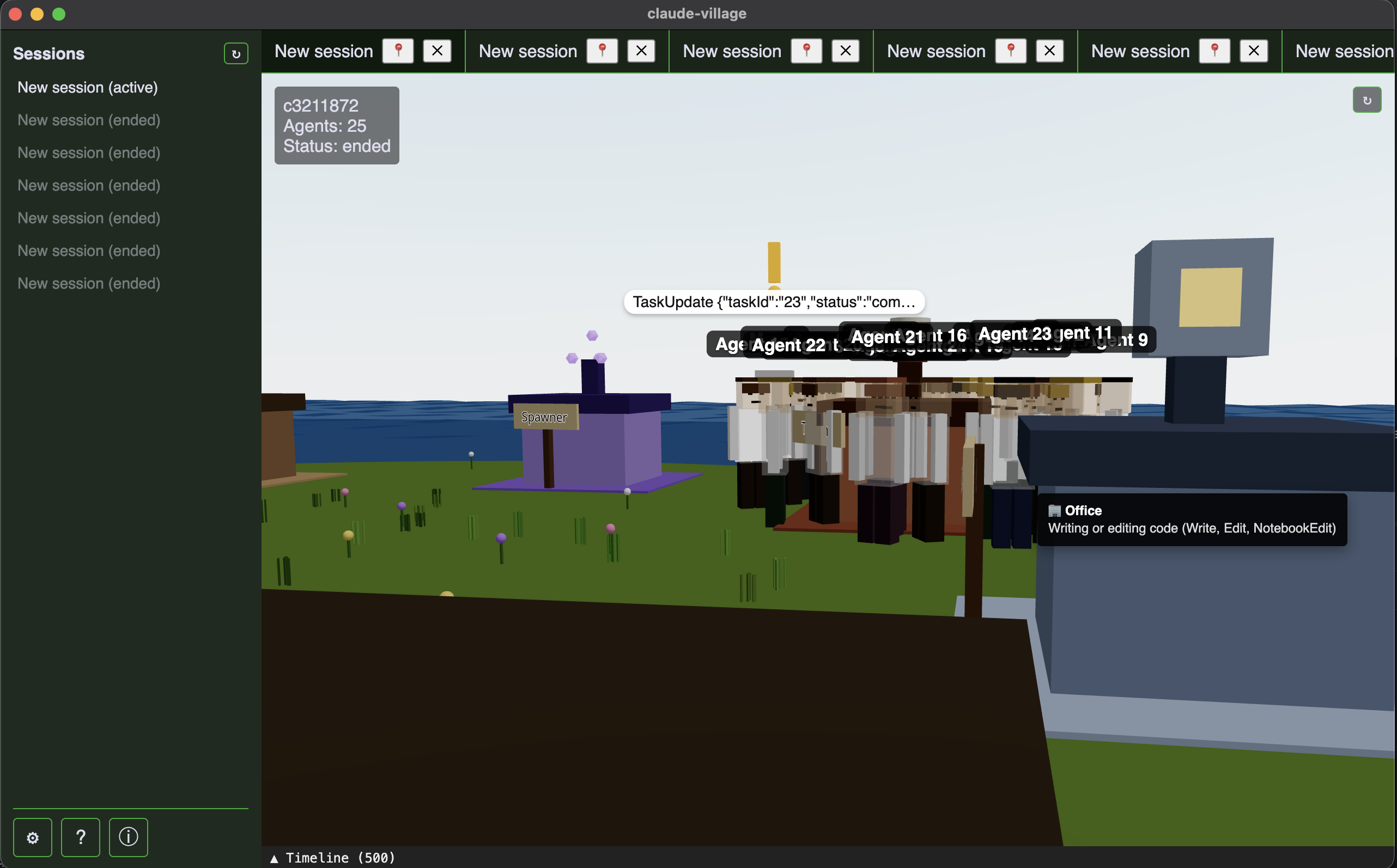 Agents at the Office zone