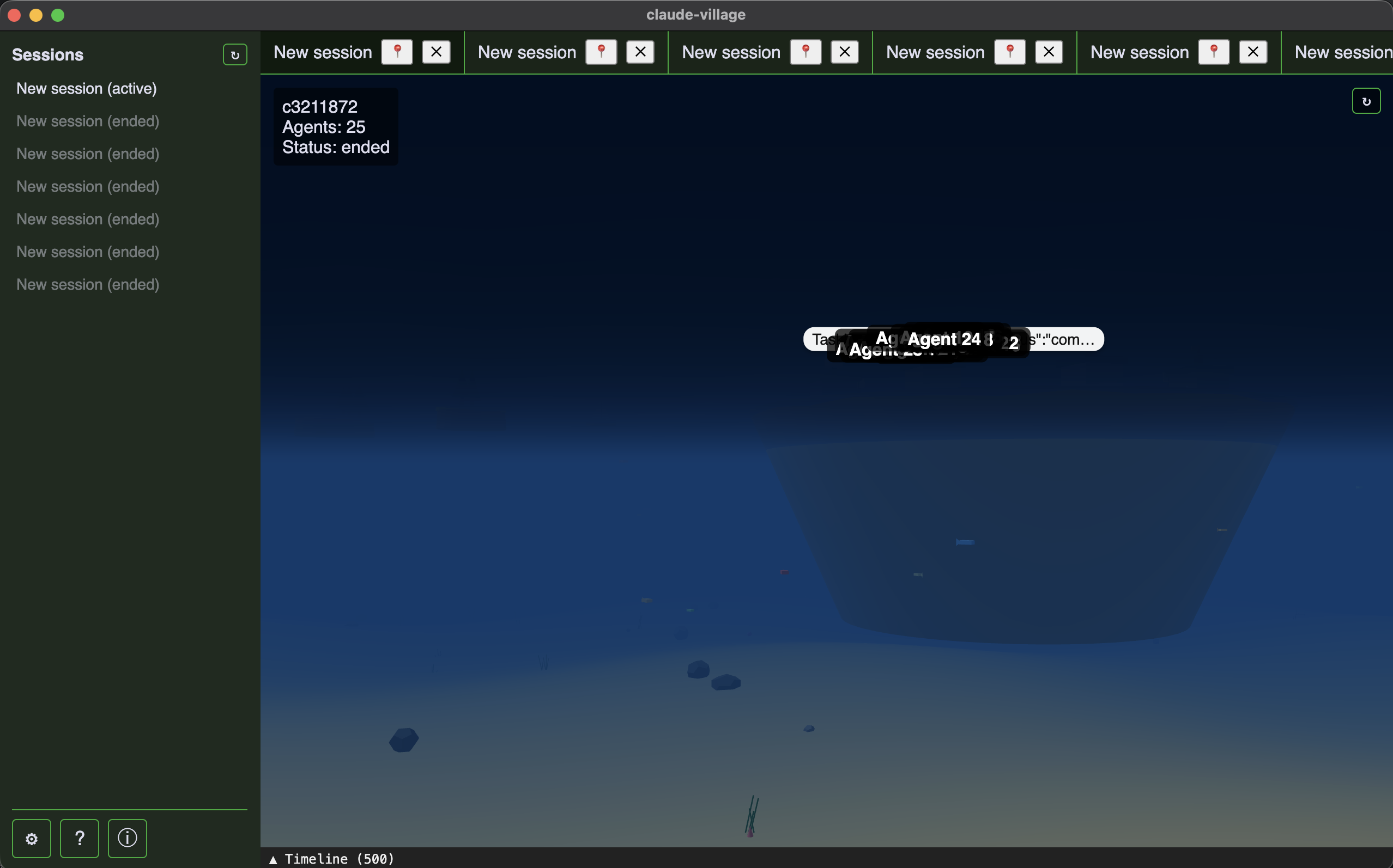 Underwater atmosphere